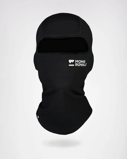 MONS ROYALE B3 100% MERINO BALACLAVA  - Black