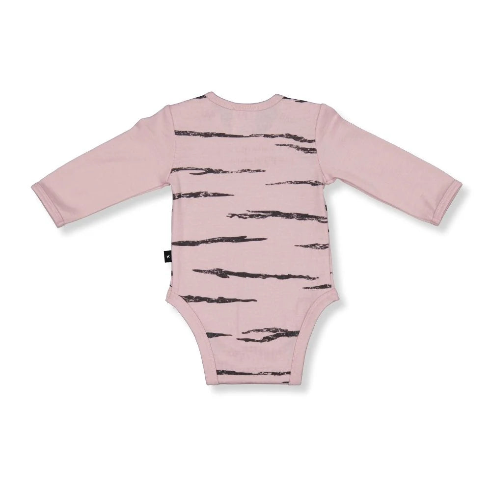 LITTLE FLOCK OF HORRORS RILEY BODY SUIT - Lilac Tiger