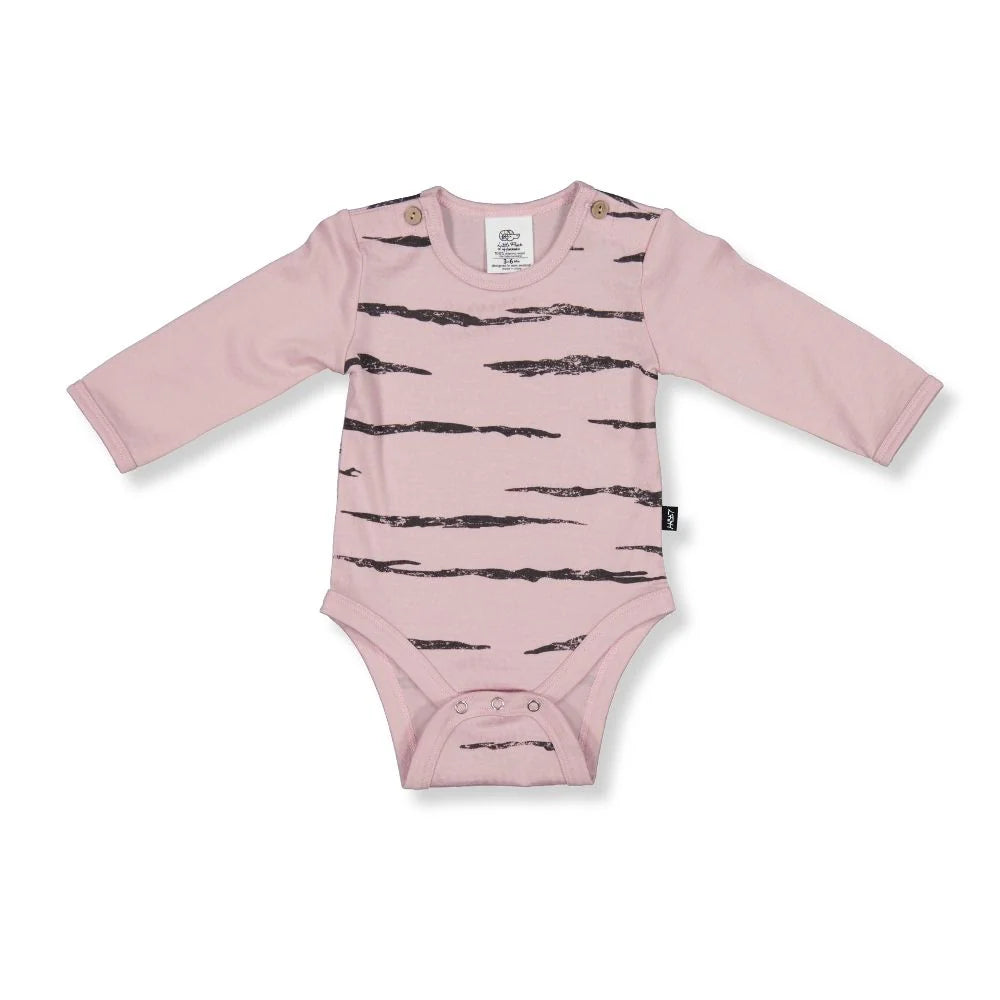 LITTLE FLOCK OF HORRORS RILEY BODY SUIT - Lilac Tiger