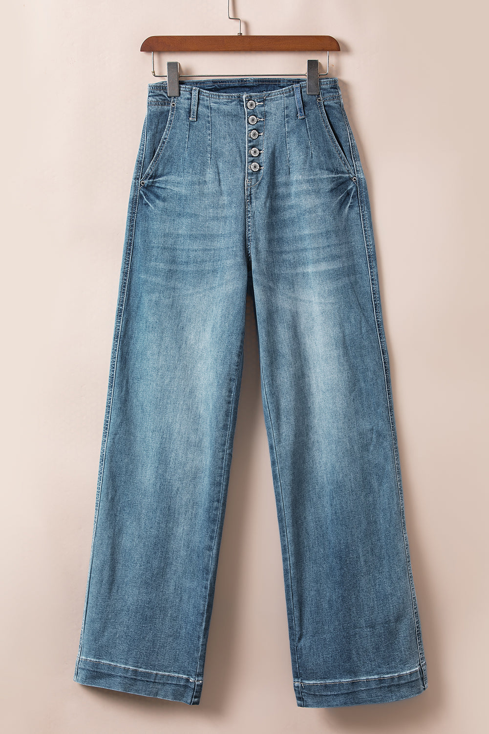 PRICKLE & POLLY - Dusty Blue Straight leg Jeans