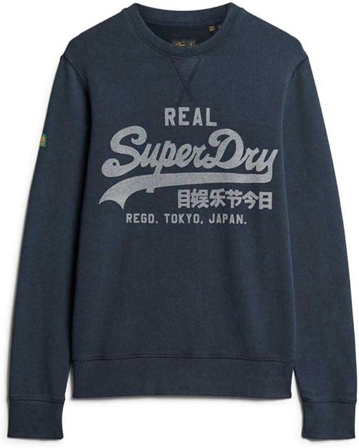 SUPERDRY CLASSIC VL GRAPHIC SWEATSHIRT - ECLIPSE NAVY