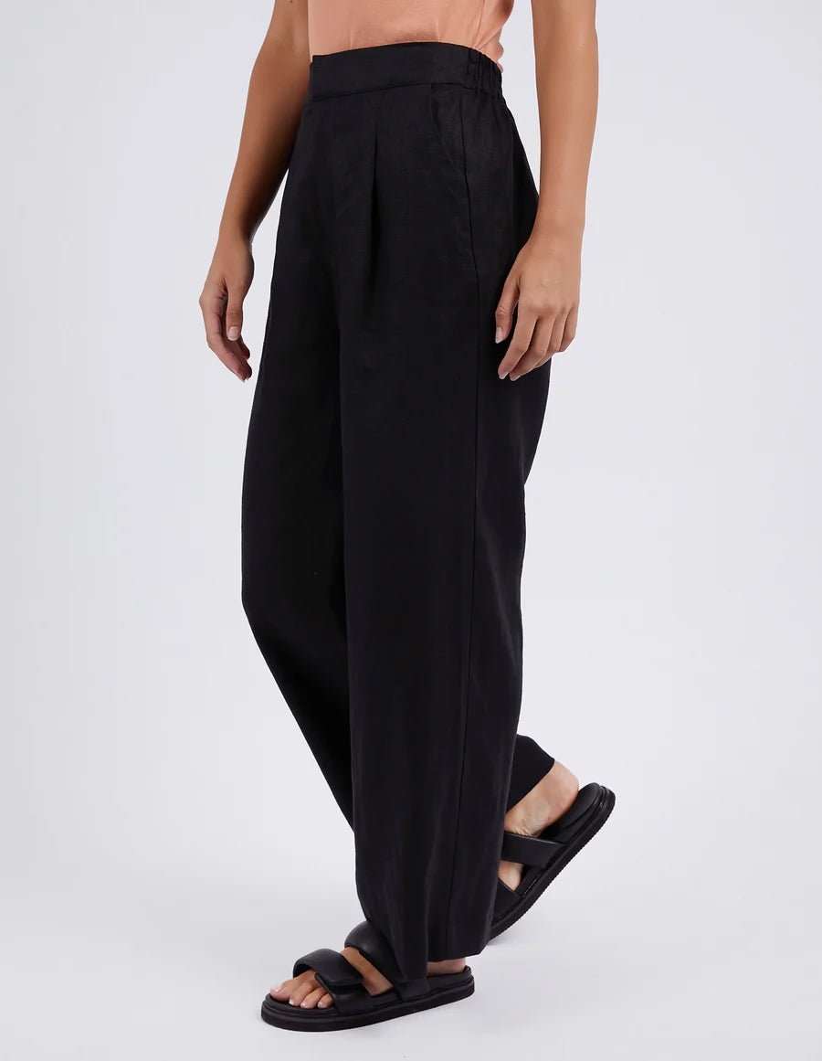 FOXWOOD ELINA WIDE LEG PANT - BLACK