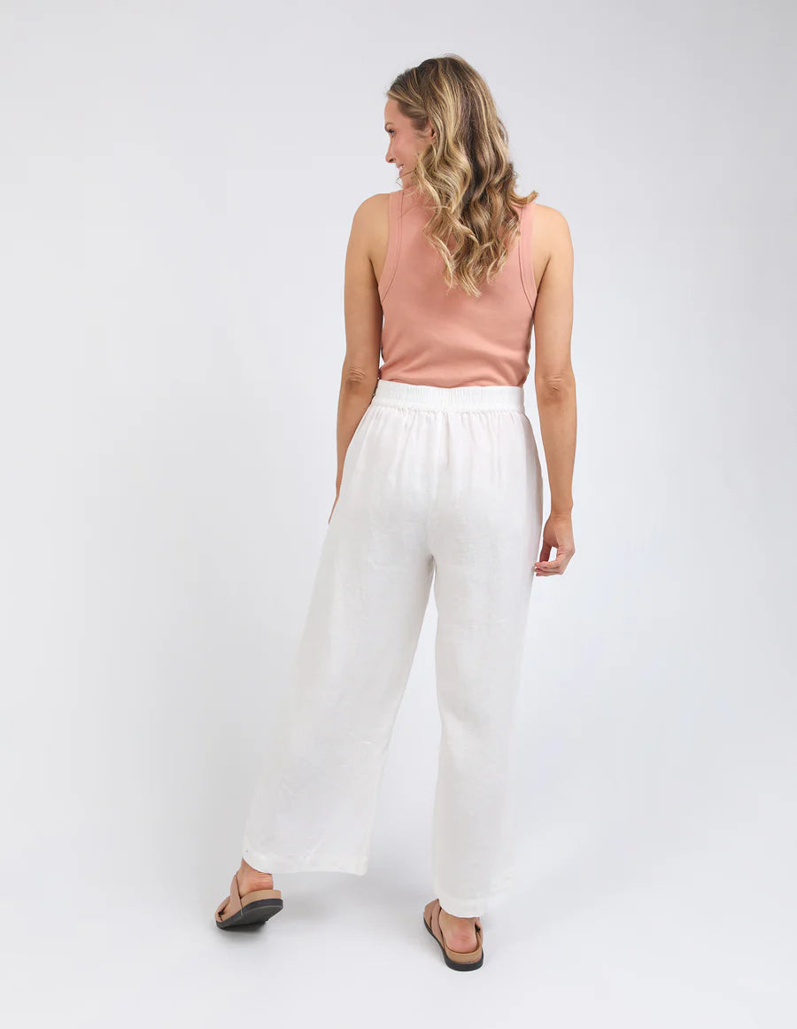 FOXWOOD ELINA WIDE LEG PANT -  VINTAGE WHITE