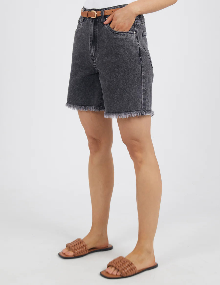 FOXWOOD Millie Short Washed Black