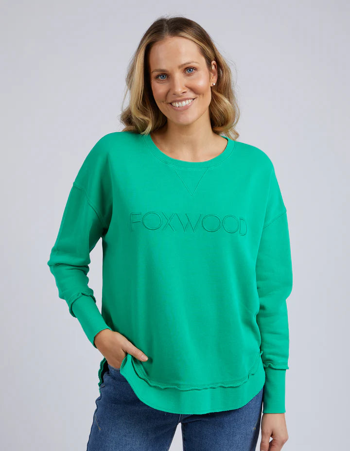 FOXWOOD SIMPLIFIED CREW - BRIGHT GREEN