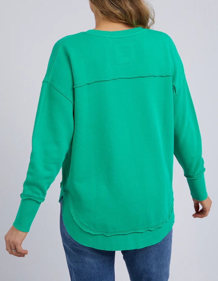 FOXWOOD SIMPLIFIED CREW - BRIGHT GREEN