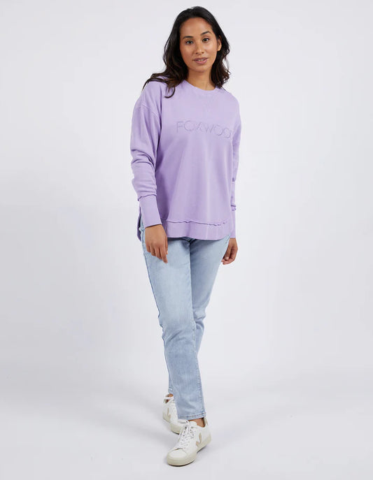 FOXWOOD SIMPLIFIED CREW - LAVENDER