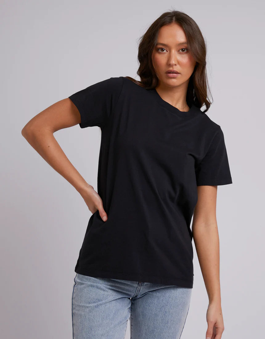 SILENT THEORY CORE LAYERING TEE - BLACK