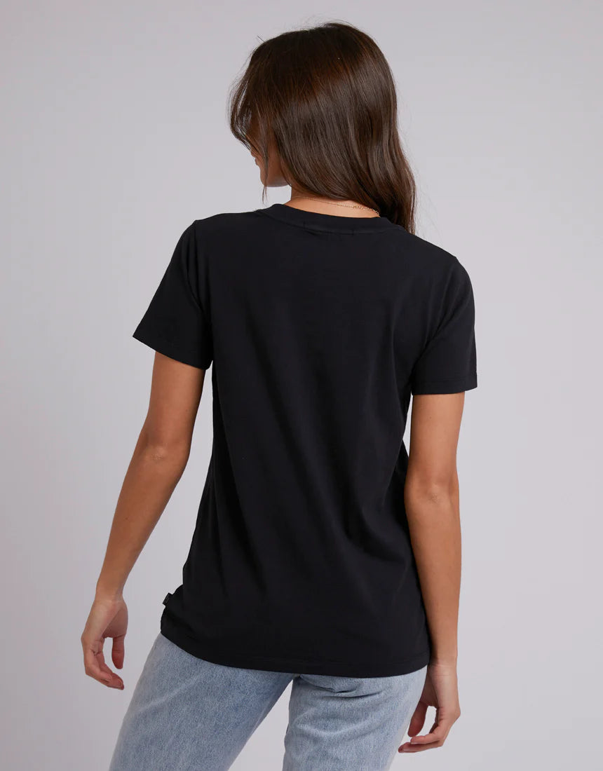 SILENT THEORY CORE LAYERING TEE - BLACK