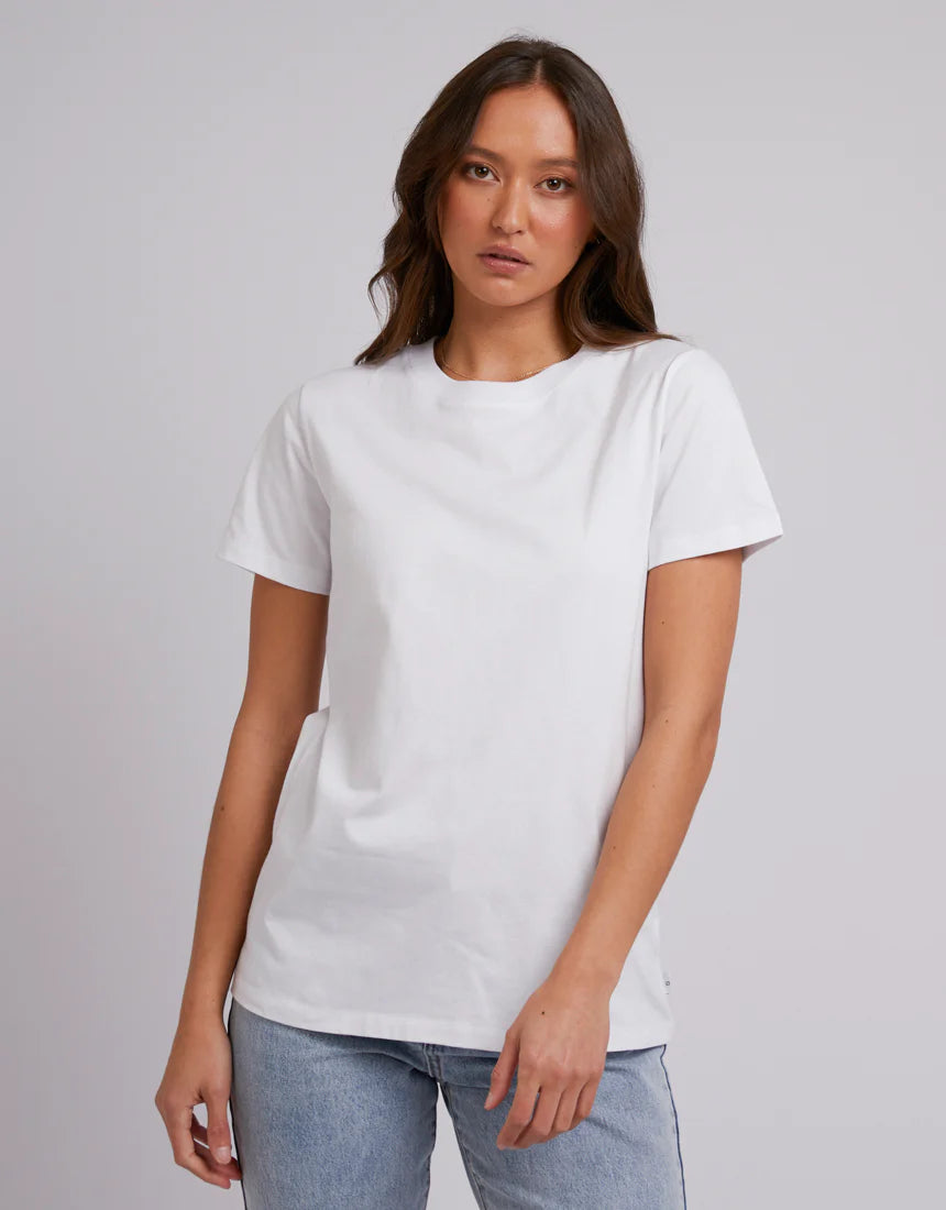 SILENT THEORY CORE LAYERING TEE - WHITE