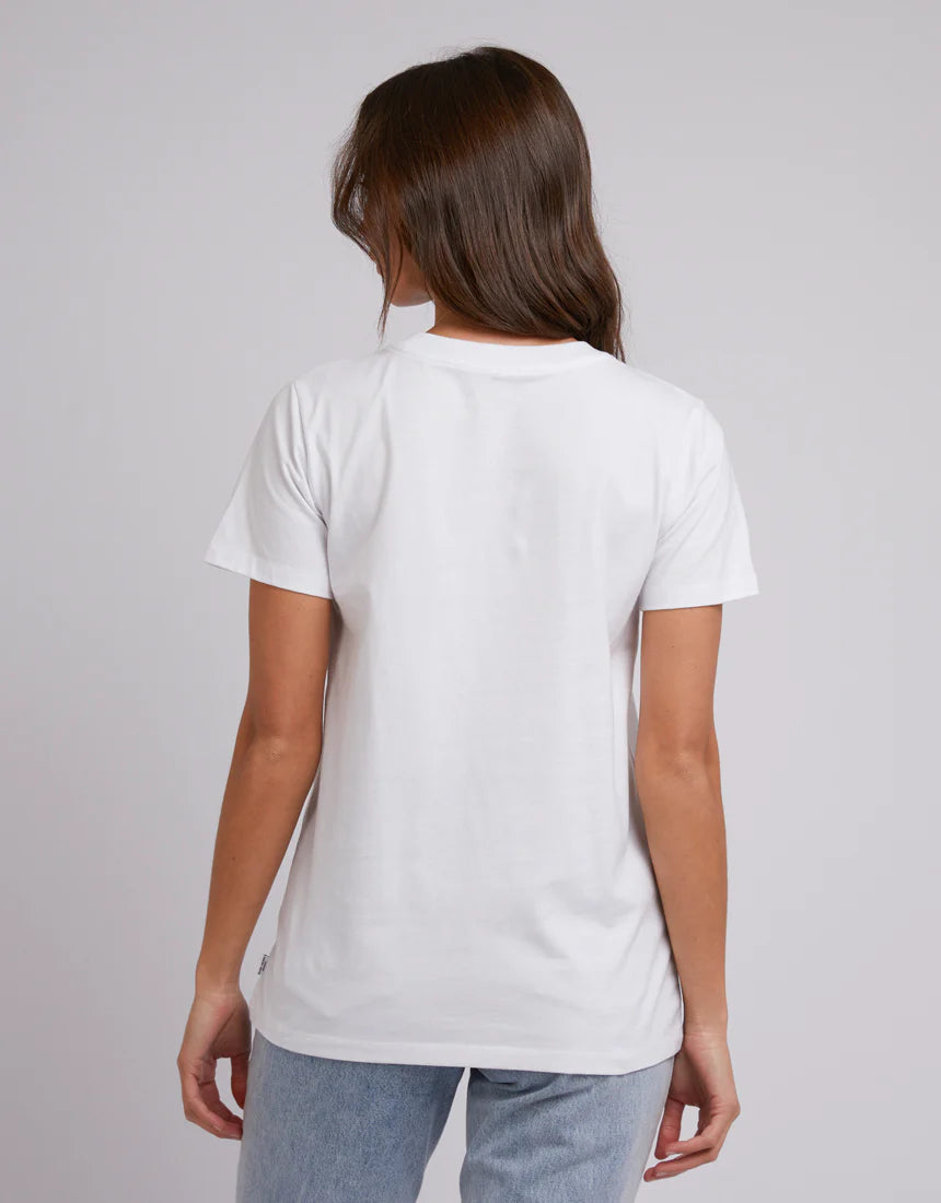 SILENT THEORY CORE LAYERING TEE - WHITE