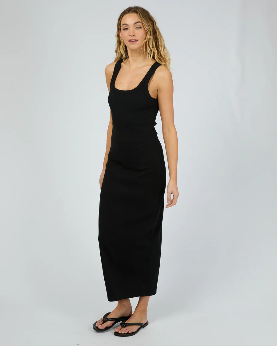 SILENT THEORY HAZEL MAXI DRESS - BLACK