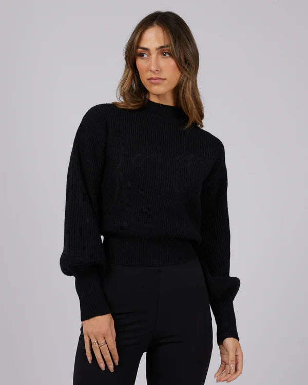 JORGE KNIT SWEATER - Black