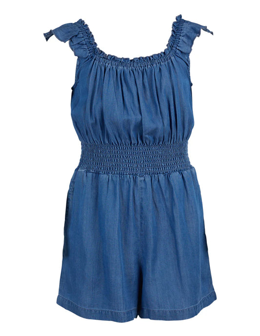 EVE GIRL ELOISE PLAYSUIT - BLUE