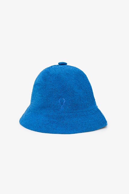 ANTLER TOWELLING BUCKET HAT - COBALT