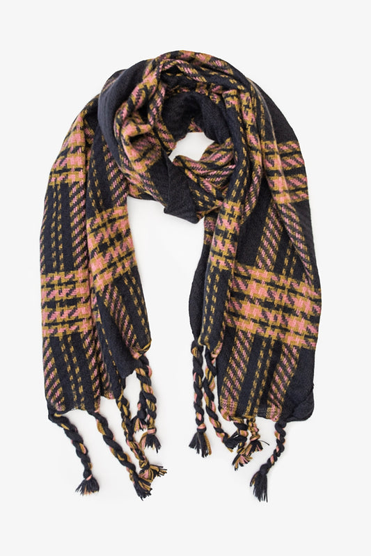 ANTLER SCARF - BLACKTHORN PLAID