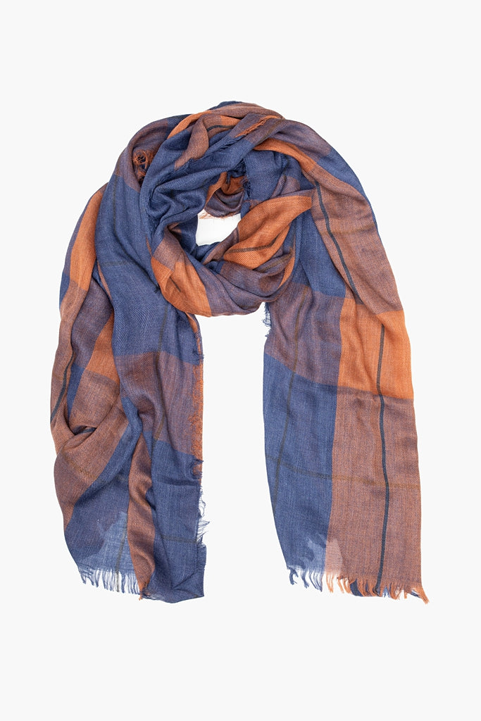 ANTLER SCARF -MALBOROUGH CHECK