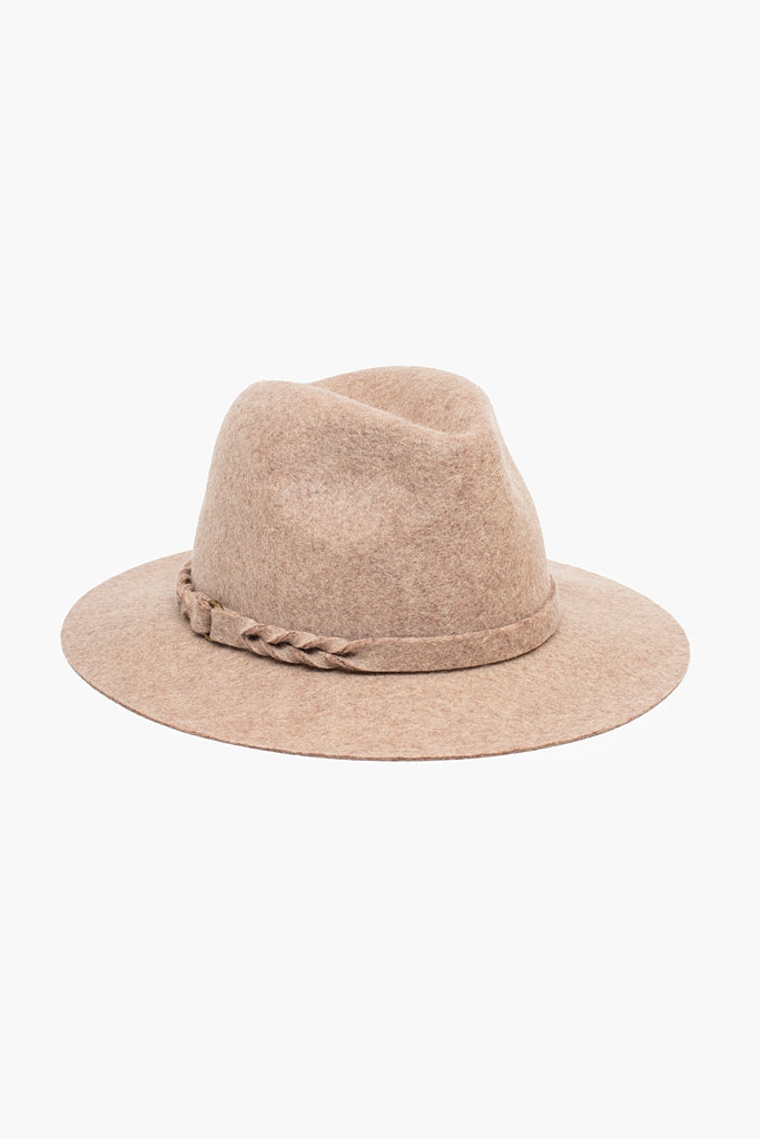 ANTLER FEDORA - JACKSON ALMOND