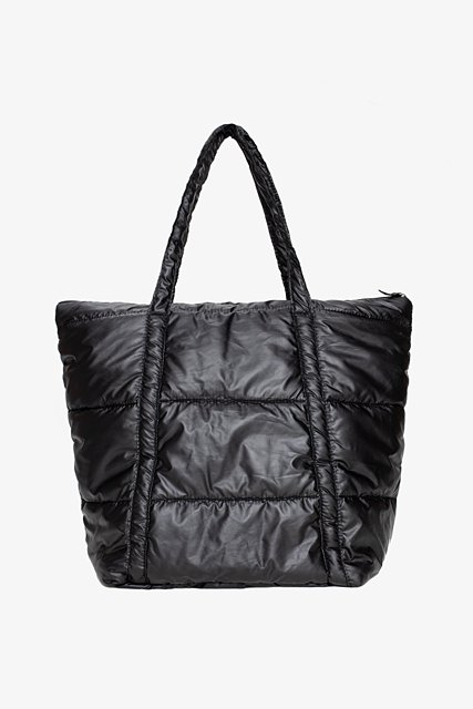 ANTLER BAG HUXLEY PUFFER TOTE - BLACK