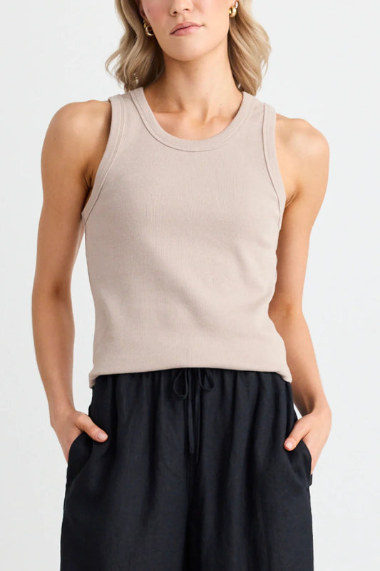 REUNION COBBLE STONE RIB TANK - STONE