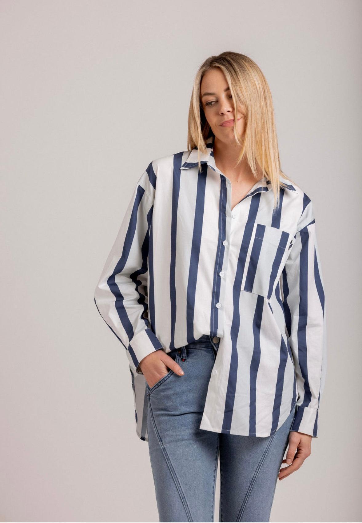 MOSS MAXWELL STRIPE SHIRT