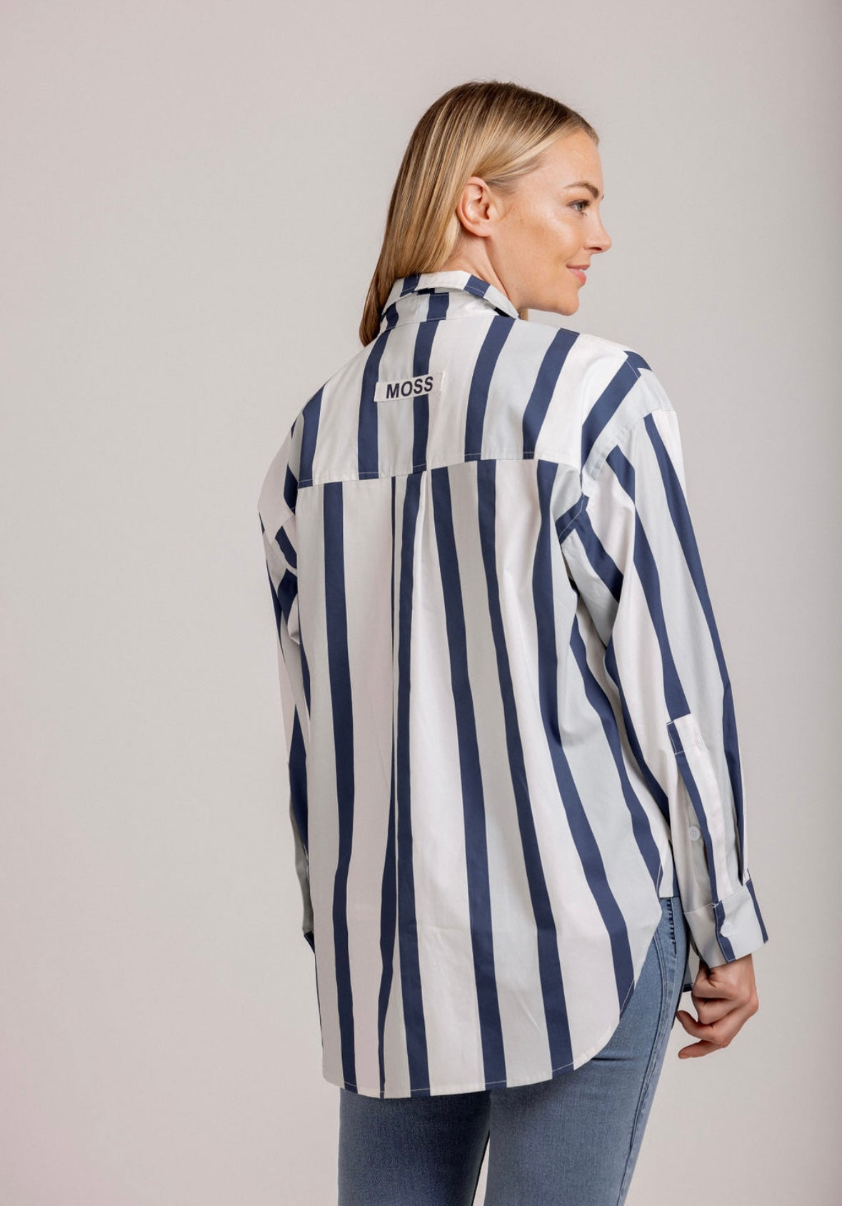 MOSS MAXWELL STRIPE SHIRT