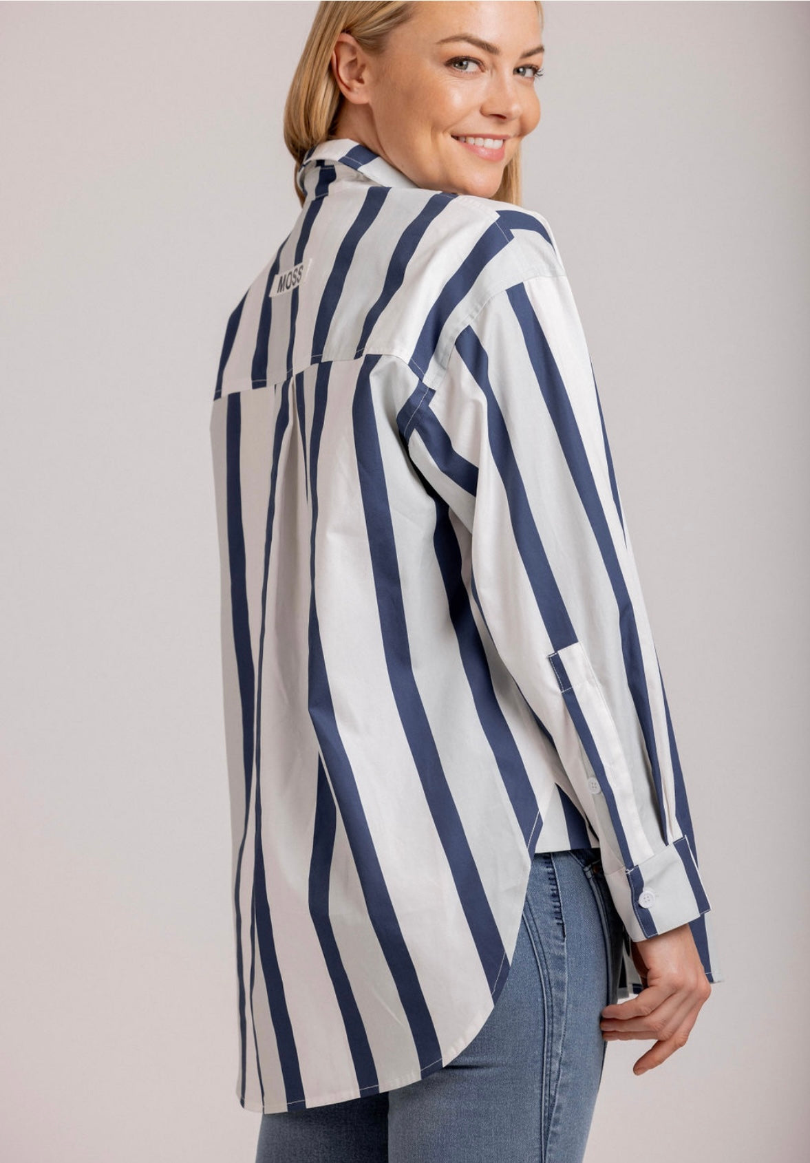 MOSS MAXWELL STRIPE SHIRT