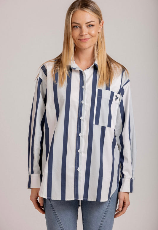 MOSS MAXWELL STRIPE SHIRT