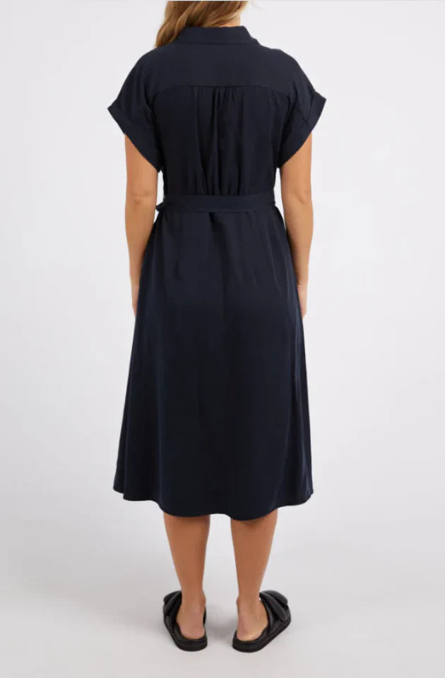 FOXWOOD LUCIA DRESS - WASHED BLACK