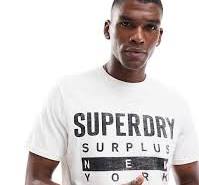 SUPERDRY SURPLUS GRAPHIC TEE - OFF WHITE