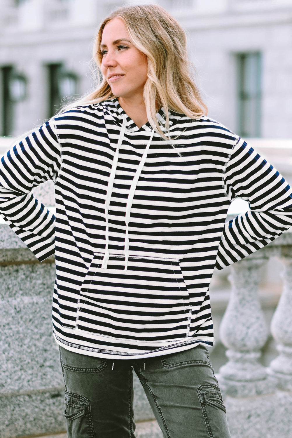 PRICKLE & POLLY - Stripe Hoodie