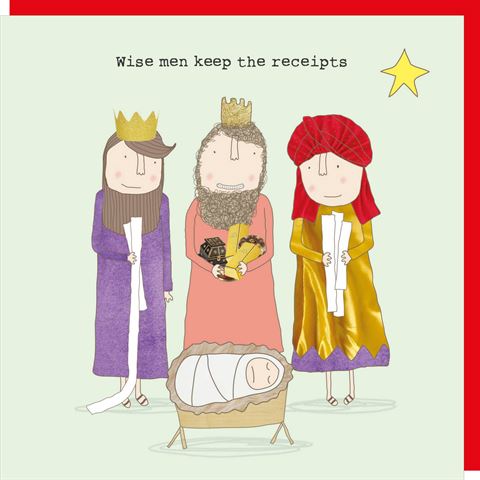 ROSIE MADE A THING CARDS - Wise Men Receipts - Christmas Card