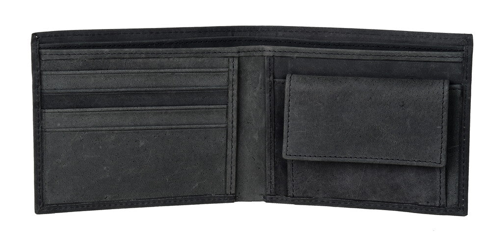 URBAN FOREST LOGAN LEATHER WALLET - Black