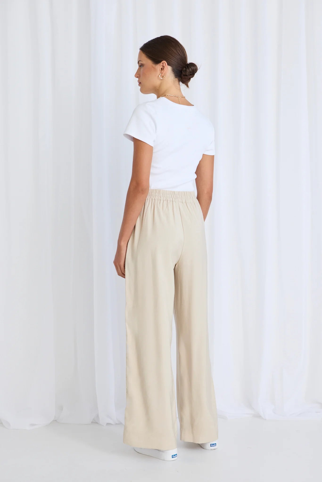 STORIES BE TOLD TOWNIE WIDE PANT - SAND