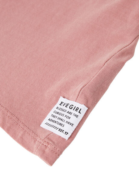 EVE GIRL HADLEY POCKET TEE - ROSE